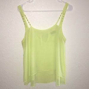 Neon yellow/ Lime green shirt